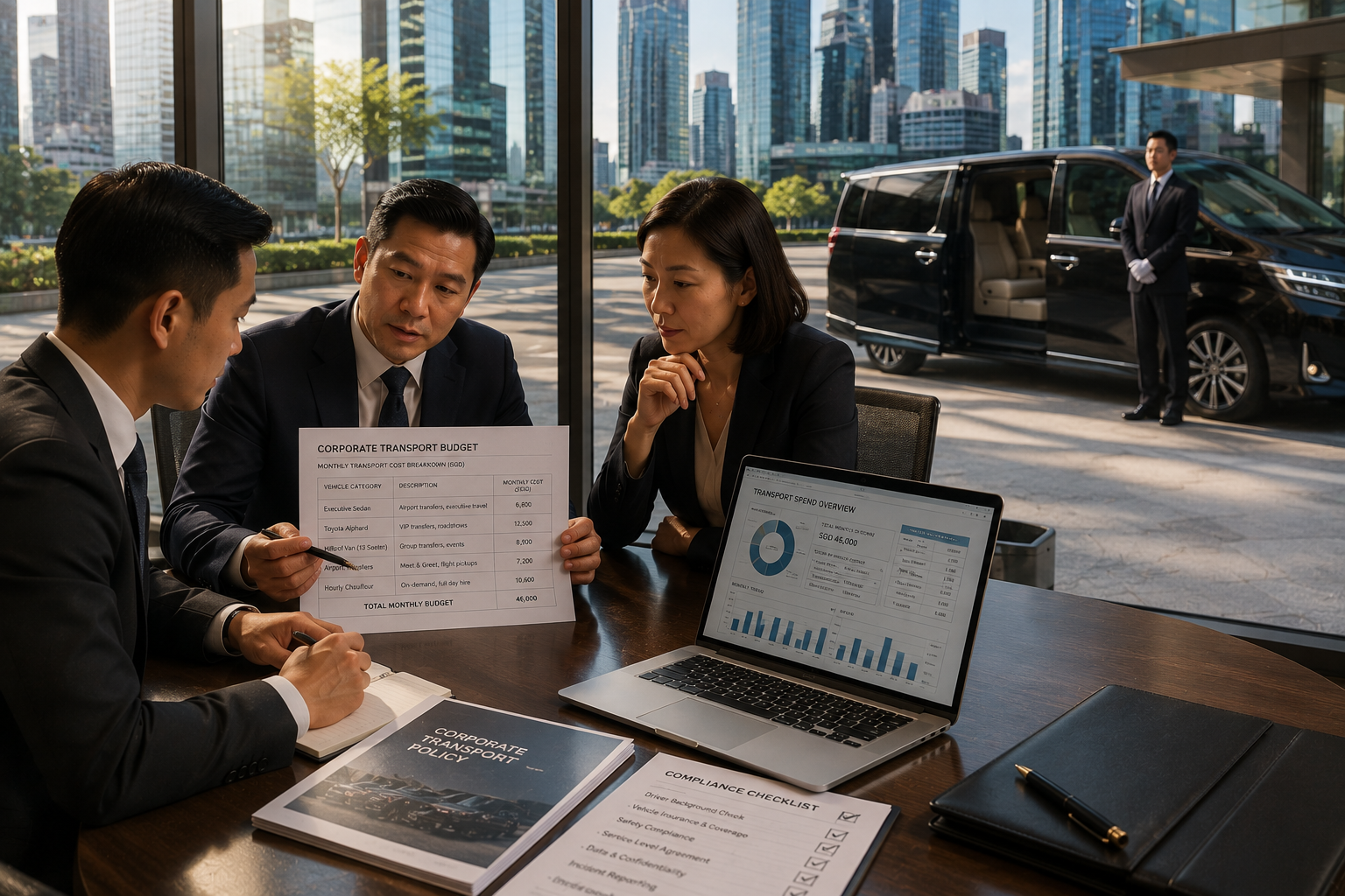 How to Budget for Corporate Ground Transport in Singapore