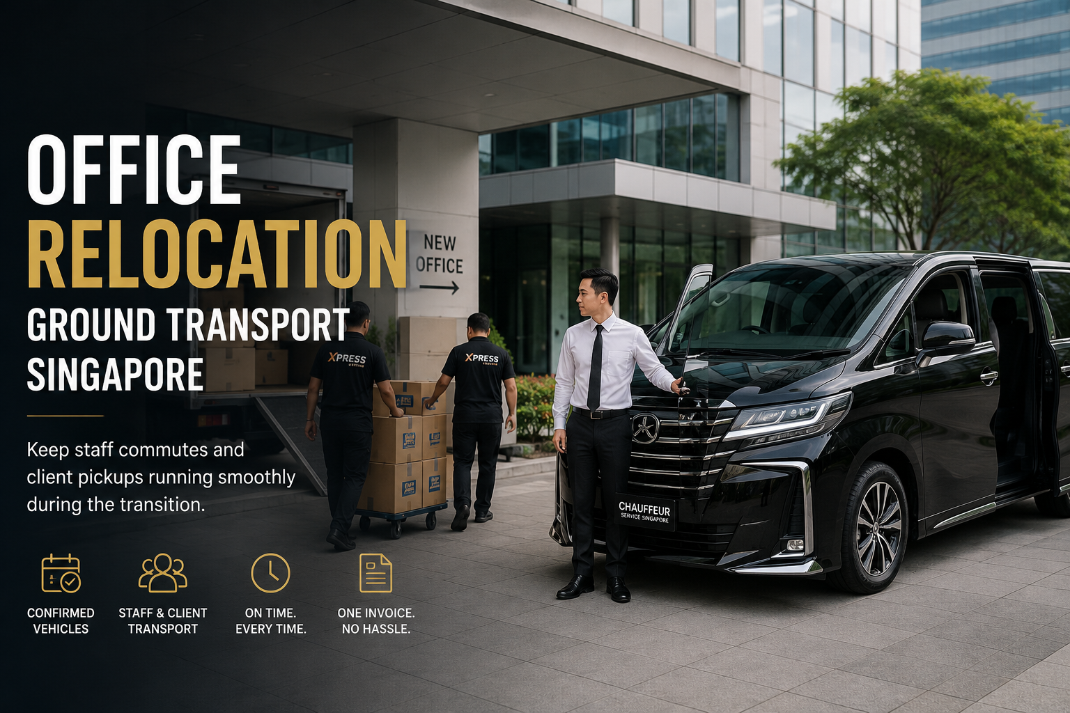 Office relocation ground transport Singapore